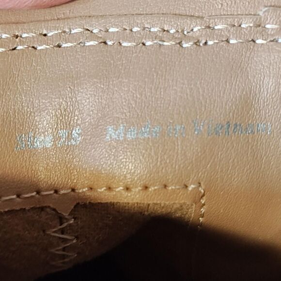 Dolce Vita Boots Womens Size 8.5 Ivory Suede Chelsea Wedge Lug Sole Pull On - Picture 12 of 16